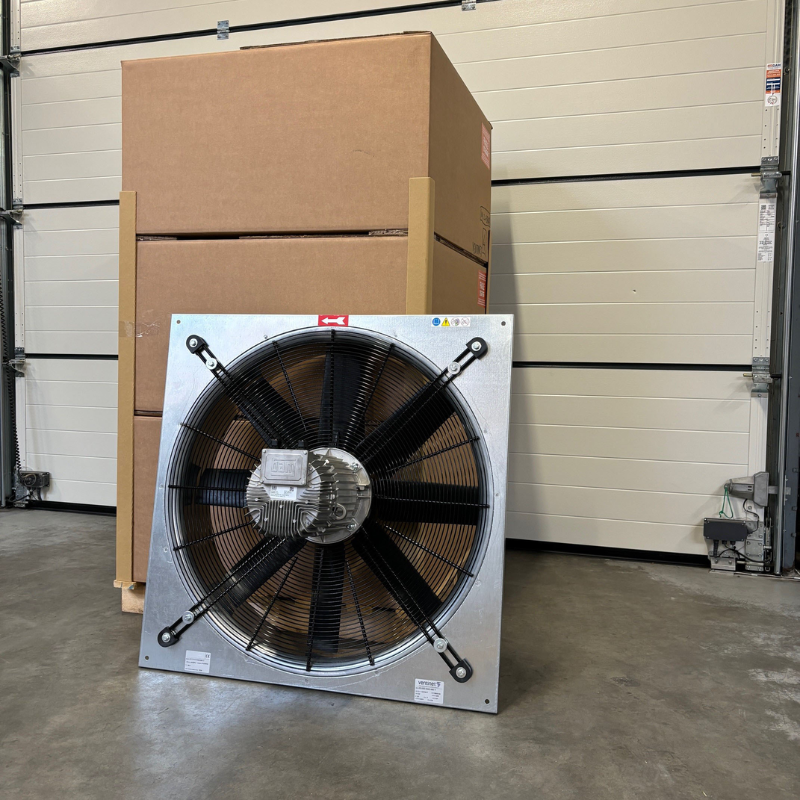 EC axiaal wandventilator