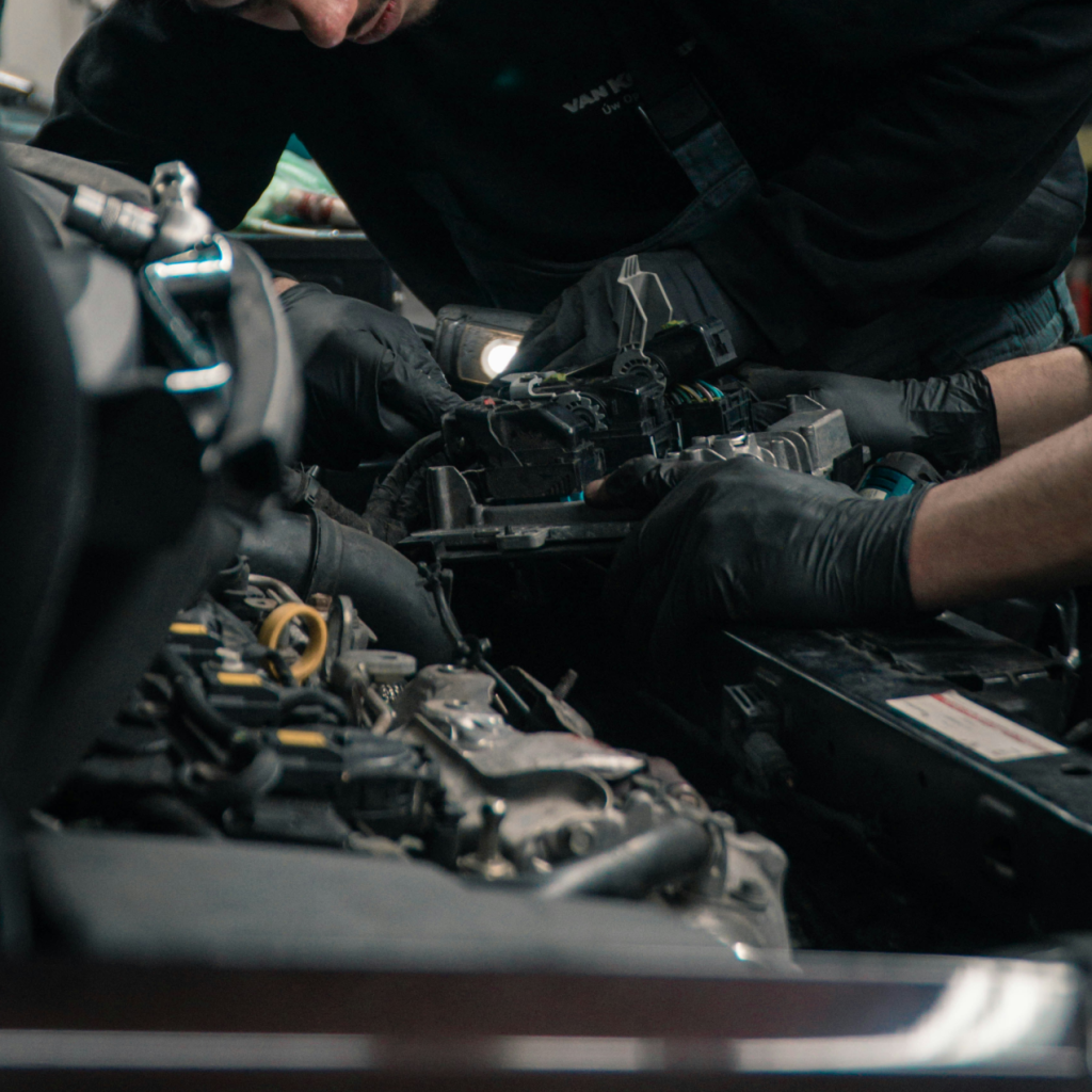 Ventilatoren voor auto werkplaatsen